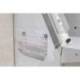 EXPOSITOR DE MURAL MARCA DURABLE FLEXIPLUS A4 HORIZONTAL DOBLE MAGNETICO TRANSPARENTE