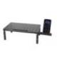 SOPORTE MARCA Q-CONNECT PARA MONITOR METALICO REGULABLE EN ALTURA CON SOPORTE PARA MOVIL 371X235X145 MM