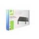 SOPORTE MARCA Q-CONNECT PARA MONITOR METALICO REGULABLE EN ALTURA CON SOPORTE PARA MOVIL 371X235X145 MM