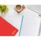 CUADERNO ESPIRAL MARCA LIDERPAPEL A4 WITTY TAPA DURA 120H 90GR CUADRO 4MM CON MARGEN COLORES SURTIDOS