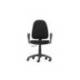 SILLA MARCA ROCADA CON BRAZOS COLOR NEGRO DIAMETRO BASE 610 MM RESPALDO DE 490 MM X 420 MM