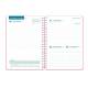 AGENDA ESCOLAR LIDERPAPEL 26-27 ESPIRAL CLASSIC DIA PAGINA A5 BILINGUE 70G PAPEL FSC ROSA