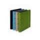 CARPETA MARCA PARDO 4 ANILLAS 35 MM CARTON COMPACTO DIN A4 RECAMBIO 120 H 90 GR EXPOSITOR 8 UNIDADES COLORES
