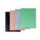 CARPETA MARCA PARDO STUDIO STYLE GOMAS SOLAPAS POLIPROPILENO EXPOSITOR DE 48 UNIDADES COLORES PASTEL SURTIDOS