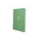 CUADERNO ESPIRAL MARCA ANTARTIK MICRO A4 TAPA FOAM 120H 90GR CUADRO 5MM 5 BANDAS 4 TALADROS COLOR VERDE MATCHA