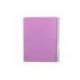CUADERNO ESPIRAL MARCA ANTARTIK MICRO A4 TAPA FOAM 120H 90GR CUADRO 5MM 5 BANDAS 4 TALADROS COLOR LAVANDA