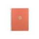 CUADERNO ESPIRAL MARCA ANTARTIK MICRO A4 TAPA FOAM 120H 90GR CUADRO 5MM 5 BANDAS 4 TALADROS COLOR CORAL