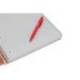 CUADERNO ESPIRAL MARCA ANTARTIK MICRO A4 TAPA FOAM 120H 90GR CUADRO 5MM 5 BANDAS 4 TALADROS COLOR CORAL