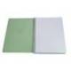 CUADERNO ESPIRAL MARCA ANTARTIK A4 TAPA FOAM 80H 90GR CUADRO 4MM CON MARGEN COLOR VERDE MATCHA