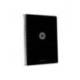 CUADERNO ESPIRAL MARCA ANTARTIK A4 TAPA FOAM 80H 90GR CUADRO 4MM CON MARGEN COLOR NEGRO