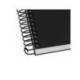 CUADERNO ESPIRAL MARCA ANTARTIK A4 TAPA FOAM 80H 90GR CUADRO 4MM CON MARGEN COLOR NEGRO
