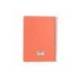 CUADERNO ESPIRAL ANTARTIK A4 TAPA FOAM 80H 90GR CUADRO 4MM CON MARGEN COLOR CORAL