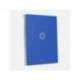 CUADERNO ESPIRAL MARCA ANTARTIK A4 TAPA FOAM 80H 90GR CUADRO 4MM CON MARGEN COLOR AZUL