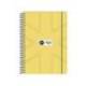 AGENDA ESCOLAR MARCA ANTARTIK 26-27 ESPIRAL PACK AND GO DIA PAGINAA5+ BILINGÜE 80G PAPEL FSC AMARILLO