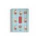 AGENDA ESCOLAR MARCA LIDERPAPEL 26-27 ESPIRAL ORIENTAL DIA PAGINA A6+ BILINGUE 80G PAPEL FSC MIX