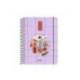 AGENDA ESCOLAR MARCA LIDERPAPEL 26-27 ESPIRAL ORIENTAL DIA PAGINA A6+ BILINGUE 80G PAPEL FSC SACAPUNTAS
