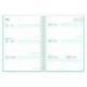 AGENDA ESCOLAR MARCA LIDERPAPEL 26-27 ESPIRAL FANTASY D SEMANAVISTA A6+ BILINGUE 80G PAPEL FSC AZUL