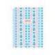 AGENDA ESCOLAR MARCA LIDERPAPEL 26-27 ESPIRAL COTTAGE SEMANA VISTA A5 BILINGUE 80G PAPEL FSC AZUL CORAZONES