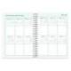 AGENDA ESCOLAR MARCA LIDERPAPEL 26-27 ESPIRAL PERSONALIZABLE SEMANA VISTA A5 BILINGUE 70G PAPEL FSC