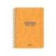 AGENDA ESCOLAR MARCA LIDERPAPEL 26-27 ESPIRAL CLASSIC 2 DIAS PAGINA A5 BILINGUE 70G PAPEL FSC NARANJA
