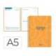 AGENDA ESCOLAR MARCA LIDERPAPEL 26-27 ESPIRAL CLASSIC DIA PAGINA A5 BILINGUE 70G PAPEL FSC NARANJA