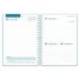 AGENDA ESCOLAR MARCA LIDERPAPEL 26-27 ESPIRAL CLASSIC DIA PAGINA A5 BILINGUE 70G PAPEL FSC AZUL TURQUESA