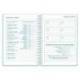 AGENDA ESCOLAR MARCA LIDERPAPEL 26-27 ESPIRAL CLASSIC DIA PAGINA A5 BILINGUE 70G PAPEL FSC AZUL TURQUESA