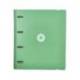 CARPETA 4 ANILLAS DE 35 MM MIXTAS MARCA ANTARTIK A4 FOAM COLOR VERDE MATCHA