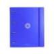 CARPETA 4 ANILLAS DE 35 MM MIXTAS MARCA ANTARTIK A4 FOAM COLOR AZUL