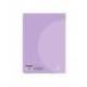 LIBRETA MARCA LIDERPAPEL 360 TAPA DE PLASTICO A4 48 HOJAS 90G/M2 CUADRO 5 MM CON DOBLE MARGEN COLORES PASTEL