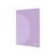 LIBRETA LIDERPAPEL 360 TAPA DE PLASTICO A4 48 HOJAS 90G/M2 HORIZONTAL CON DOBLE MARGEN PASTEL