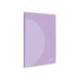 LIBRETA LIDERPAPEL 360 TAPA DE PLASTICO A4 48 HOJAS 90G/M2 HORIZONTAL CON DOBLE MARGEN PASTEL