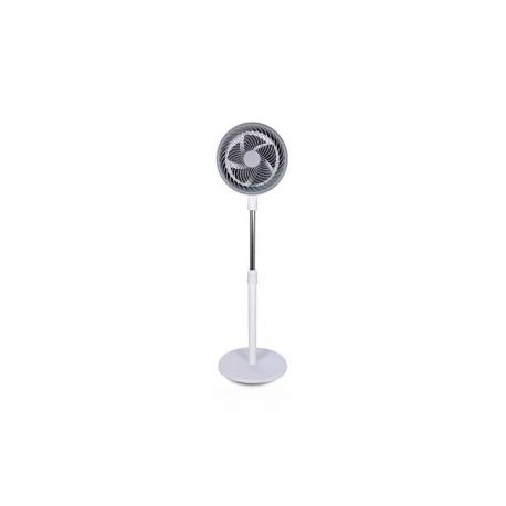 VENTILADOR DE PIE MARCA DAEWOO HIGH SPEED 80W 3 VELOCIDADES DIAMETRO 25 CM BASE REDONDA COLOR BLANCO
