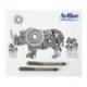 ROTULADOR MARCA ARTLINE CALIBRADO MICROMETRICO NEGRO ILLUSTRATION PEN EK-286ILN PUNTA POLIACETAL 0,6MM
