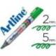 Rotulador Permanente Artline 109 Verde Punta Biselada
