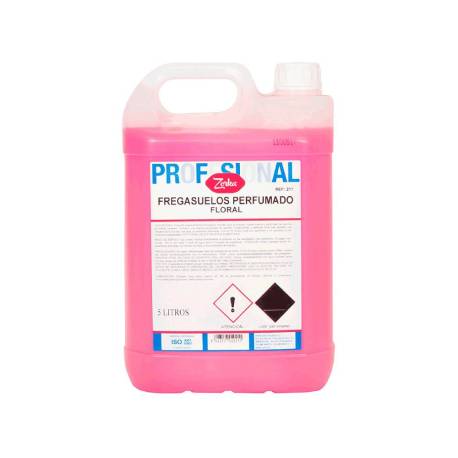 FREGASUELOS PERFUMADO MARCA ZORKA FLORAL GARRAFA 5 LITROS