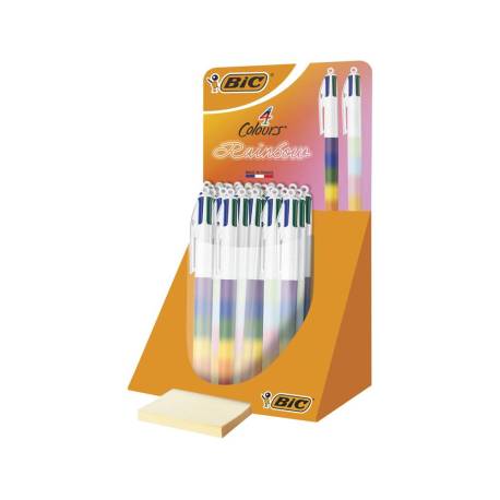 BOLIGRAFO MARCA BIC CUATRO COLORES RAINBOW PUNTA 1 MM