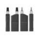 Tinta china rotring negra -frasco de 23 cc
