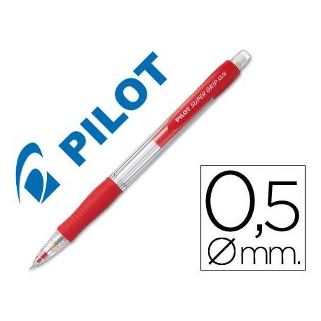 Portaminas Pilot Super Grip rojo