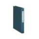 Carpeta plastico 2 anillas 40 mm Pardo folio azul