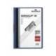 Carpeta dossier con pinza central duraclip Durable 30 hojas Din A4 azul oscuro
