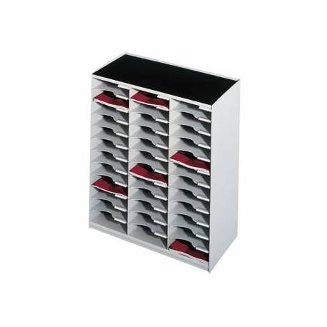 Modulo Paperflow monobloques 36 casillas gris.