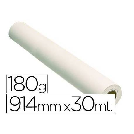 Papel fotografico brillo reprografia Plotter 180 g/m2, 914 mm x 30 m.