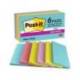 Post-it ® Bloc quita y pon Neon 127 x 76 mm