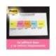 Post-it ® Bloc quita y pon fucsia 76 x 76 mm