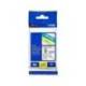 Cinta Brother TZE-221 9mm (ancho) x 8m (largo) laminada blanco/negro
