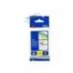 Cinta Brother TZE-141 18mm (ancho) x 8m (largo) laminada transparente/negro