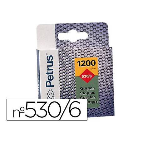 Grapas Petrus nº 530/6 para clavadora
