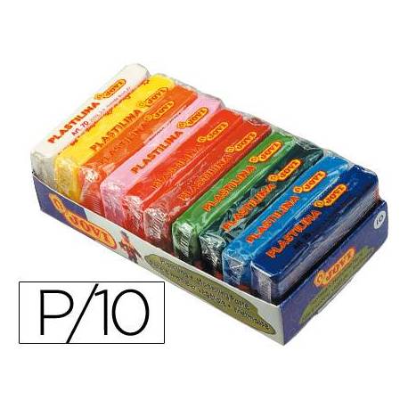 Plastilina Jovi colores surtidos pequeña Paquete 10 unidades
