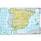 Mapa mudo España fisico